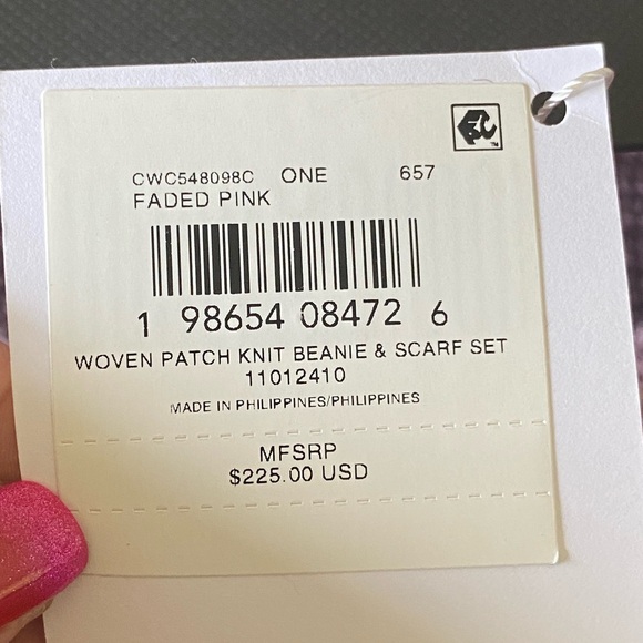 Coach Beanie and Scarf Set NWT - Picture 3 of 6